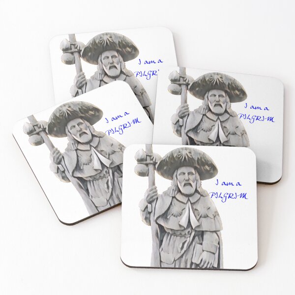 Item preview, I am a Pilgrim - for light backgrounds designed and sold by placesSTEP2.