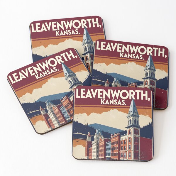 Item preview, Leavenworth Kansas 1950s USA Vintage Travel Tourism designed and sold by TravelersGems.