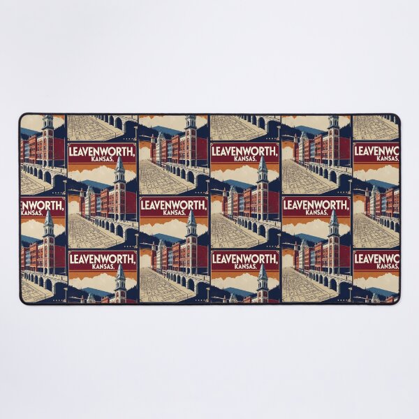 Item preview, Leavenworth Kansas 1950s USA Vintage Travel Tourism designed and sold by TravelersGems.