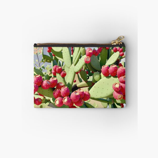 Item preview, Prickly Pear Cactus with Red Fruit designed and sold by Vicky Brago-Mitchell®.