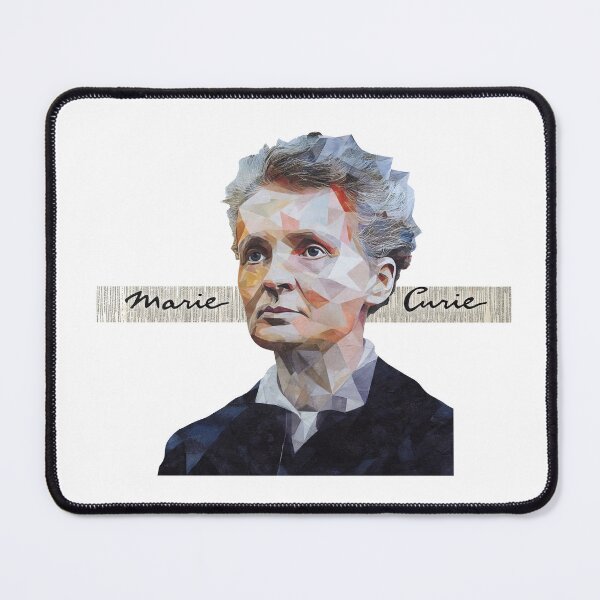 Item preview, Marie Curie – Scientific Collage Portrait Art Print | Women in Science Feminist Poster designed and sold by OzzFrequency.