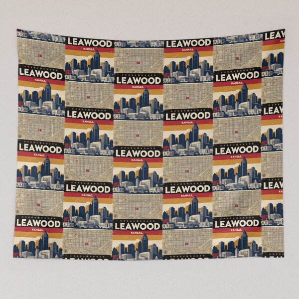 Item preview, Leawood Kansas 1950s USA Vintage Travel Tourism designed and sold by TravelersGems.