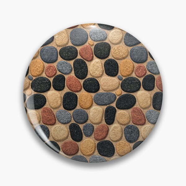 Item preview, Smooth Black and Brown River Stones Pattern designed and sold by Piotrek0001.