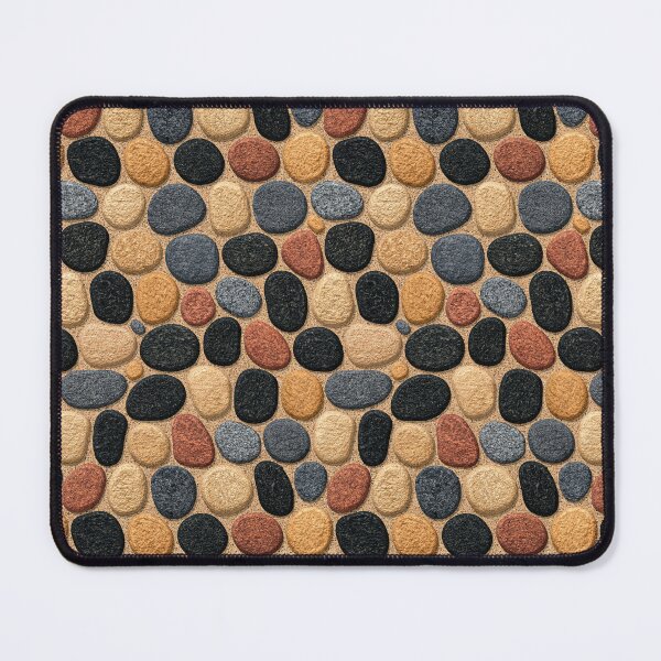 Item preview, Smooth Black and Brown River Stones Pattern designed and sold by Piotrek0001.