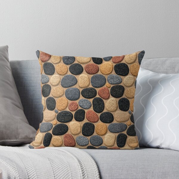 Item preview, Smooth Black and Brown River Stones Pattern designed and sold by Piotrek0001.