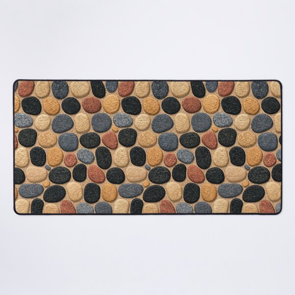 Item preview, Smooth Black and Brown River Stones Pattern designed and sold by Piotrek0001.