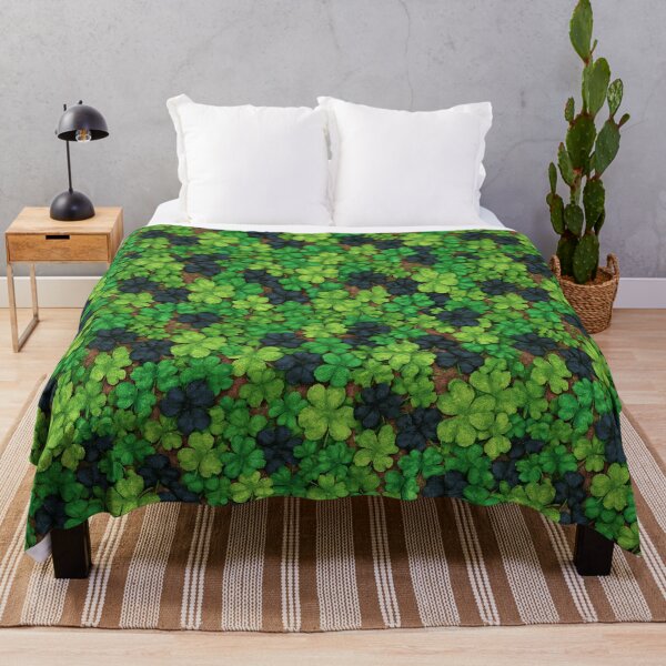 Item preview, Lush Green Clover Plant Dense Pattern designed and sold by Piotrek0001.
