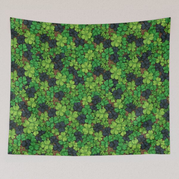 Item preview, Lush Green Clover Plant Dense Pattern designed and sold by Piotrek0001.