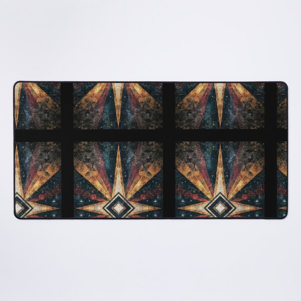 Item preview, Dark Geometric Abstract Cross Star Art designed and sold by Piotrek0001.