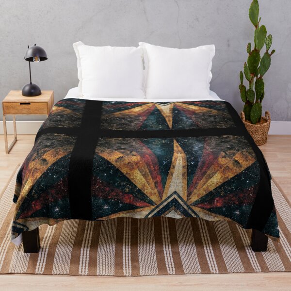 Item preview, Dark Geometric Abstract Cross Star Art designed and sold by Piotrek0001.
