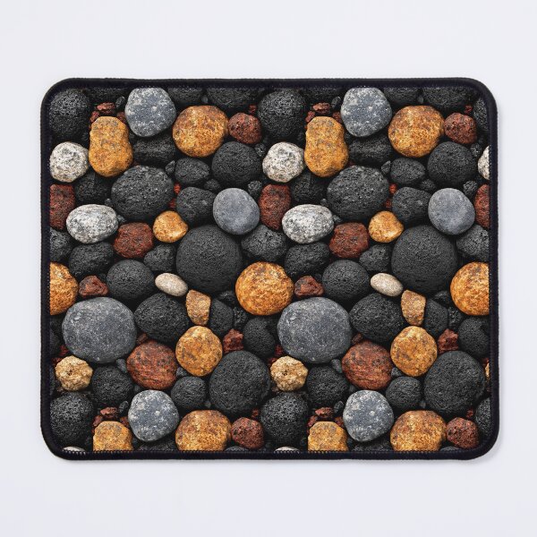 Item preview, Dark Grey and Brown River Pebbles Texture designed and sold by Piotrek0001.