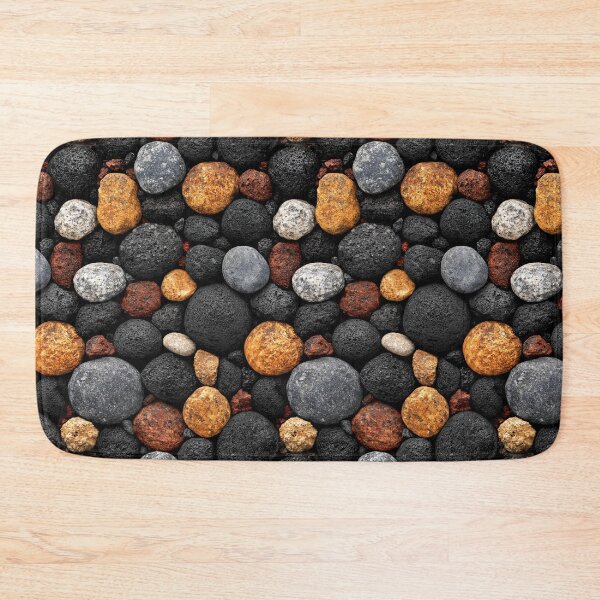 Item preview, Dark Grey and Brown River Pebbles Texture designed and sold by Piotrek0001.