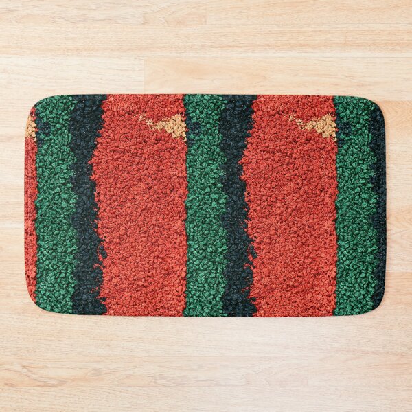 Item preview, Red Brick Texture with Green Vertical Stripe designed and sold by Piotrek0001.