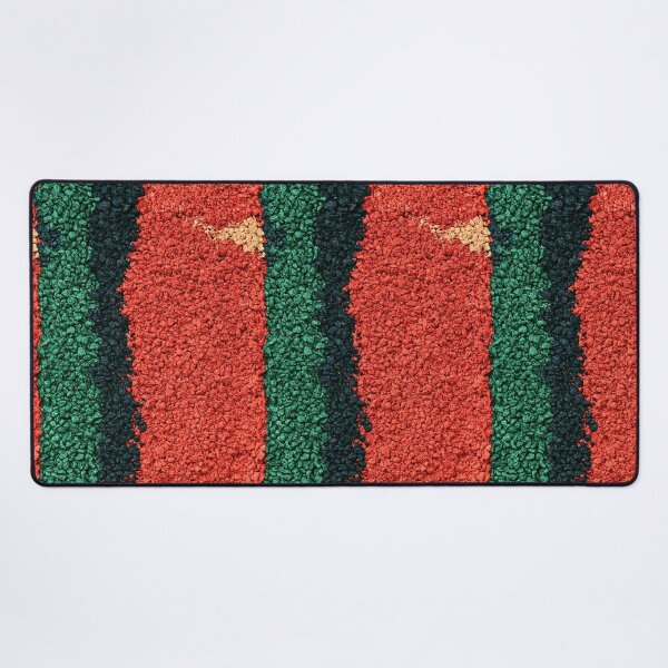 Item preview, Red Brick Texture with Green Vertical Stripe designed and sold by Piotrek0001.
