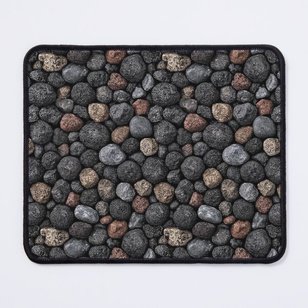 Item preview, Smooth Grey Charcoal Stones Dense Pattern designed and sold by Piotrek0001.