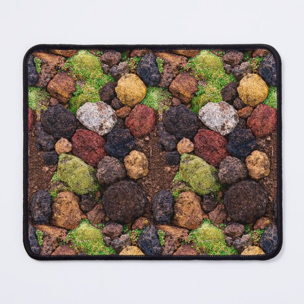 Item preview, Brown Rocks Covered in Green Moss Texture designed and sold by Piotrek0001.