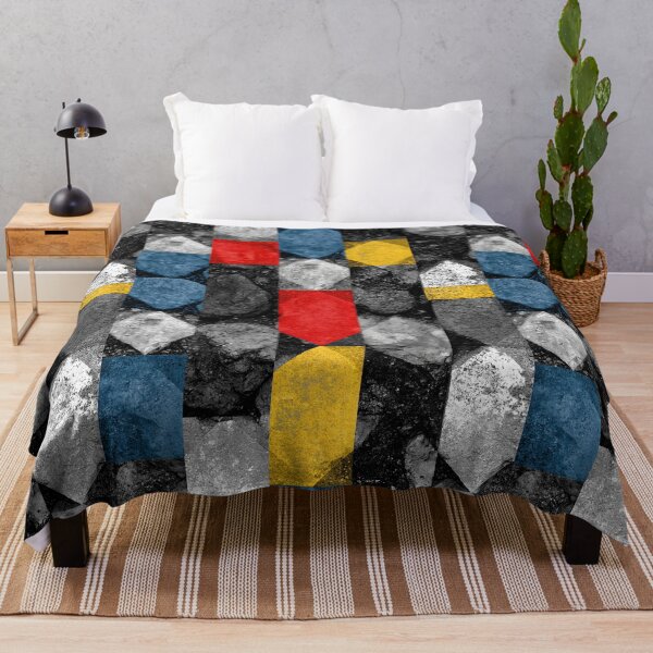 Item preview, Abstract Mondrian Style Geometric Paint Blocks designed and sold by Piotrek0001.