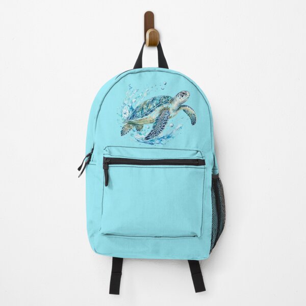 Item preview, Watercolor Sea Turtle in Oceanic Depths designed and sold by DarVibe Designs.