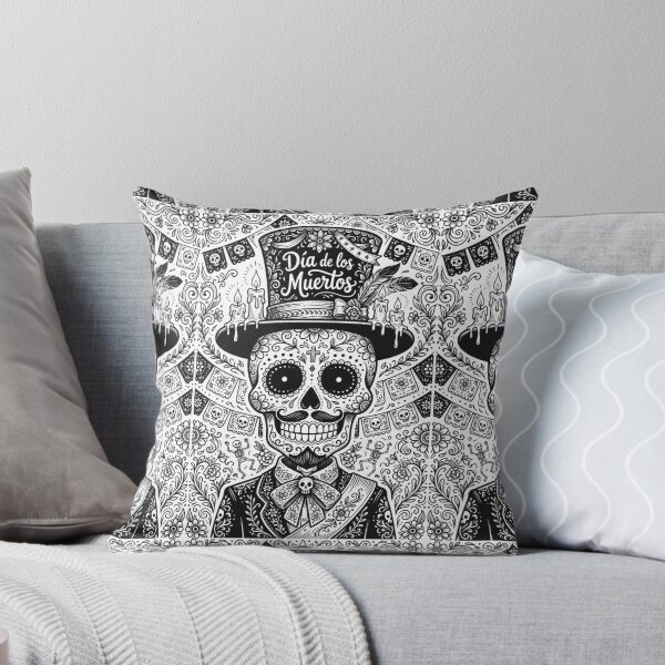 Item preview, Dia de los Muertos Elegant Sugar Skull Gentleman - Black designed and sold by Skulls & Calaveras.