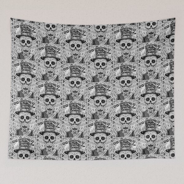 Item preview, Dia de los Muertos Elegant Sugar Skull Gentleman - Black designed and sold by Skulls & Calaveras.