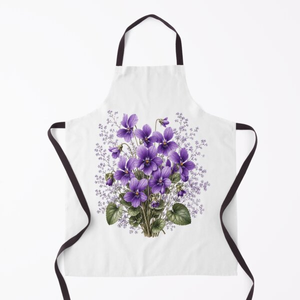 Item preview, Vintage Violet Bouquet Botanical Illustration Watercolor Purple Flowers designed and sold by Panom Suavichien.