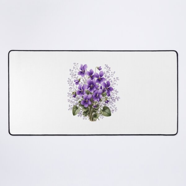 Item preview, Vintage Violet Bouquet Botanical Illustration Watercolor Purple Flowers designed and sold by Panom Suavichien.