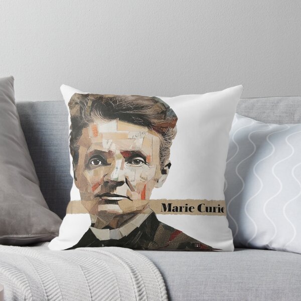 Item preview, Marie Curie – Scientific Collage Portrait Art Print | Women in Science Feminist Poster designed and sold by OzzFrequency.