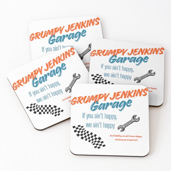 Item preview, Grumpy Jenkins Classic Logo edition designed and sold by LostHillbilly's Parody Palace.
