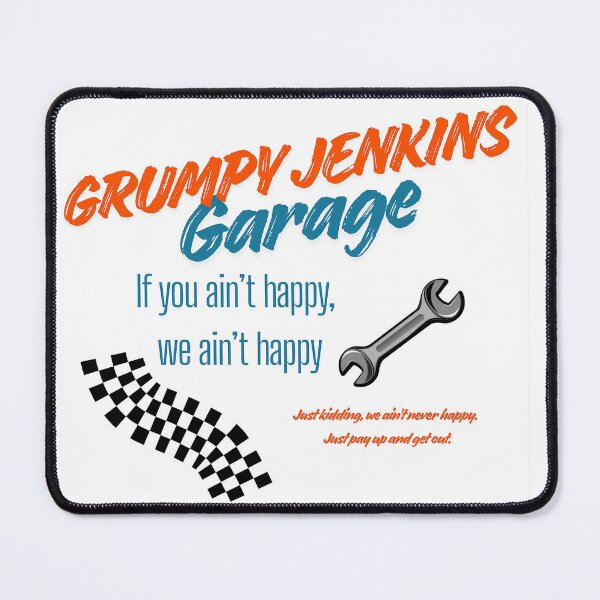 Item preview, Grumpy Jenkins Classic Logo edition designed and sold by LostHillbilly's Parody Palace.