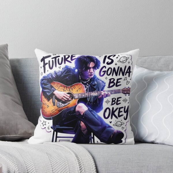 Item preview, Suga Future Is Gonna Be Okay Sticker – BTS Yoongi Guitar Aesthetic designed and sold by Zaydroid.