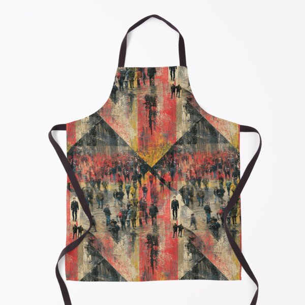 Item preview, Abstract Red and Grey Urban Decay Collage designed and sold by Piotrek0001.
