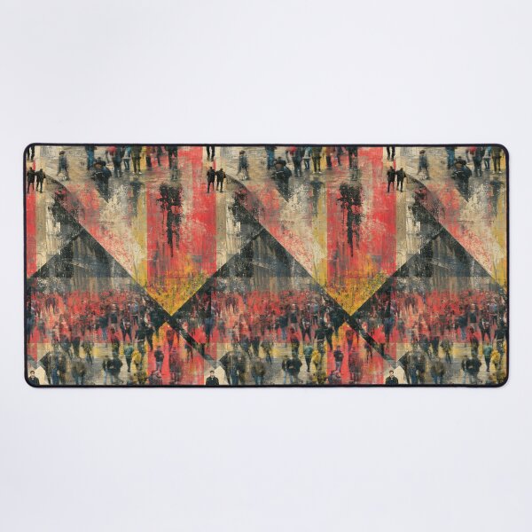 Item preview, Abstract Red and Grey Urban Decay Collage designed and sold by Piotrek0001.