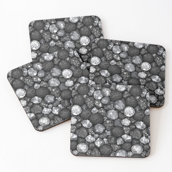 Item preview, Grey and White Rough Gravel Stone Texture designed and sold by Piotrek0001.