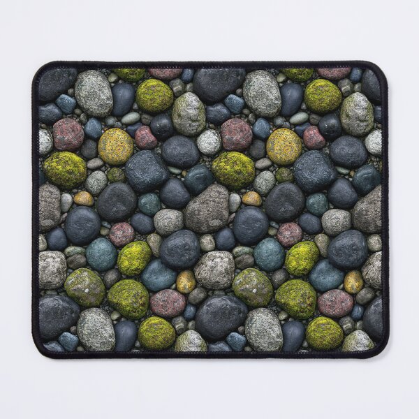 Item preview, Colorful River Stones Green Grey and Blue designed and sold by Piotrek0001.