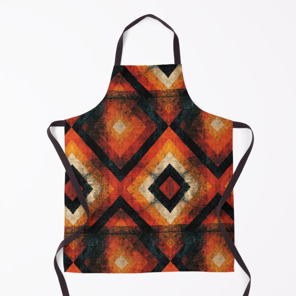 Item preview, Abstract Orange and Black Diamond Geometric designed and sold by Piotrek0001.