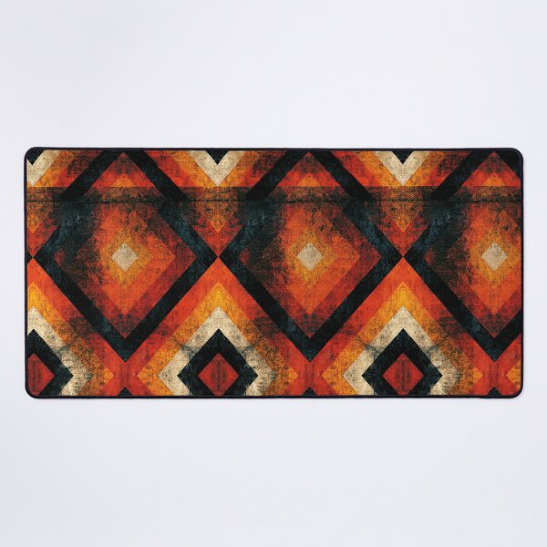 Item preview, Abstract Orange and Black Diamond Geometric designed and sold by Piotrek0001.
