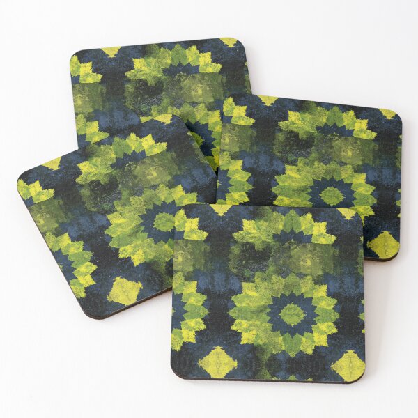 Item preview, Abstract Symmetrical Green Moss Mandala designed and sold by Piotrek0001.