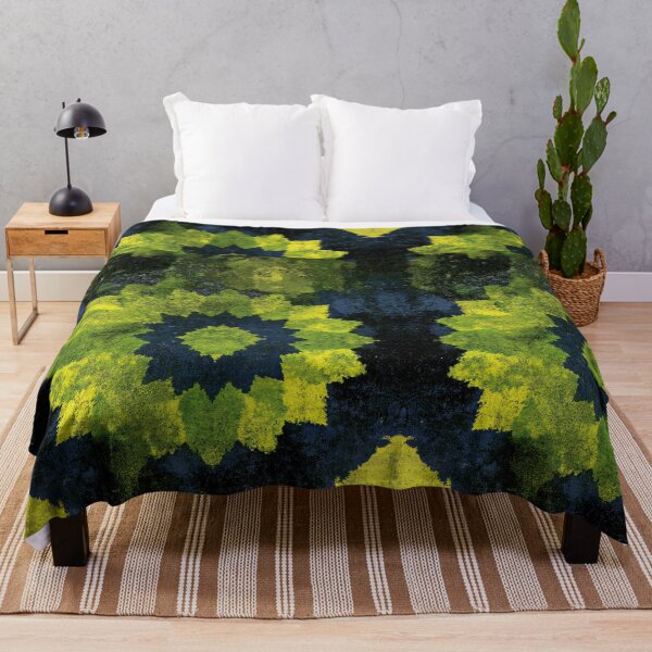 Item preview, Abstract Symmetrical Green Moss Mandala designed and sold by Piotrek0001.