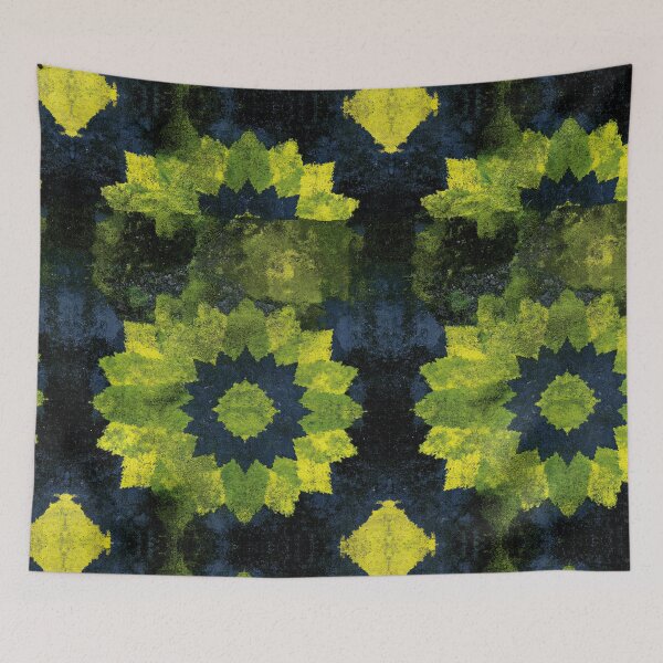 Item preview, Abstract Symmetrical Green Moss Mandala designed and sold by Piotrek0001.