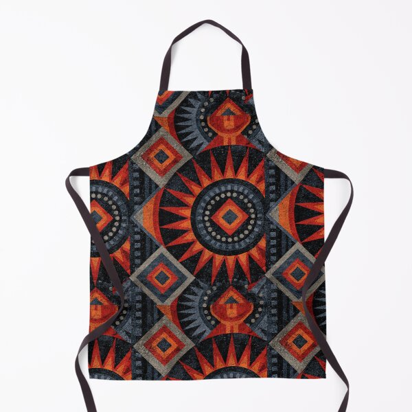 Item preview, Red and Black Tribal Sun Geometric Pattern designed and sold by Piotrek0001.