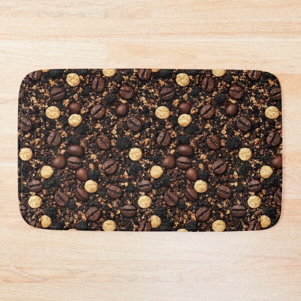 Item preview, Coffee Beans Scattered on Dark Soil Texture designed and sold by Piotrek0001.