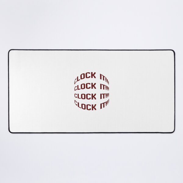 Item preview, Clock It Trending Gen Z Slang Bold Typography Design designed and sold by Trendilicious .