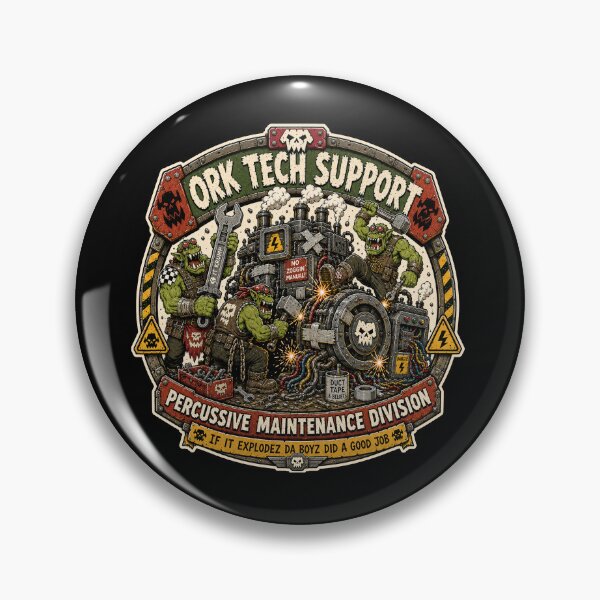 Item preview, ORK TECH SUPPORT Percussive Maintenance designed and sold by Forged in the Warp.