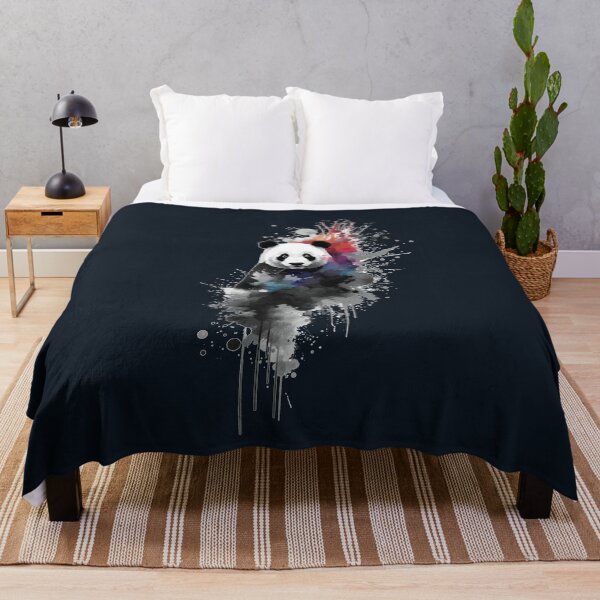Item preview, Watercolor Panda Splash Shirt – Artistic Panda Paint Design designed and sold by Biedroneczka.