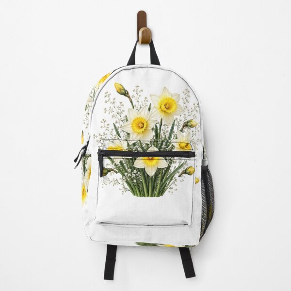 Item preview, Vintage Daffodil Bouquet Botanical Illustration Watercolor Yellow Spring Flowers designed and sold by Panom Suavichien.