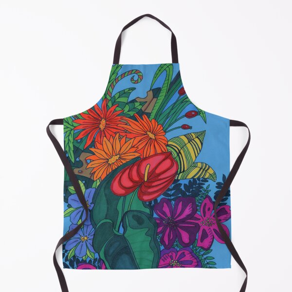 Item preview, Tropical Bloom: Vibrant Botanical Ink Illustration designed and sold by Cass Harker Studio.