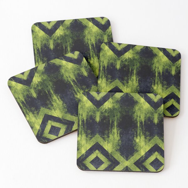 Item preview, Neon Green and Black Criss Cross Grunge Line designed and sold by Piotrek0001.