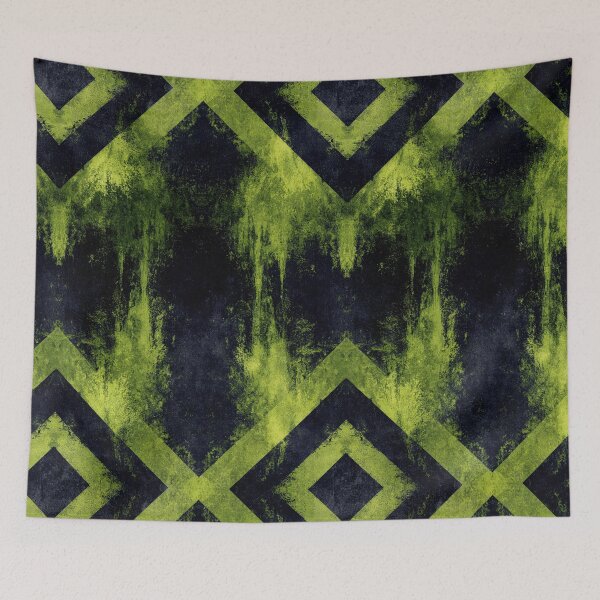 Item preview, Neon Green and Black Criss Cross Grunge Line designed and sold by Piotrek0001.