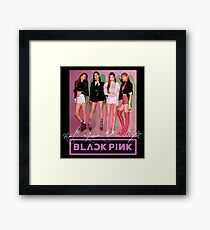 Blackpink - Square Up: Group (mit Logo & GEDRUCKTE Autogramme) # 2 Gerahmtes Wandbild