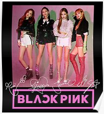 Blackpink - Square Up: Group (mit Logo & GEDRUCKTE Autogramme) # 2 Poster